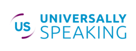 Universally Speaking logo
