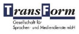 TransForm Gesellsch. f. Sprachen- u. Mediendienste logo