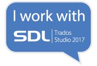 I work with SDL Trados Studio 2017