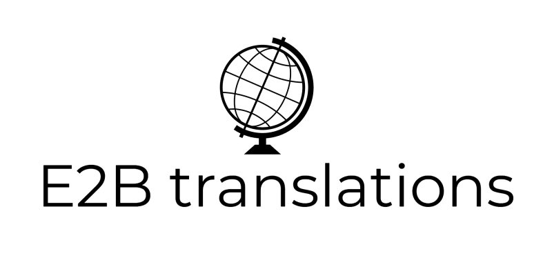 E2B translations-Main Logo-black