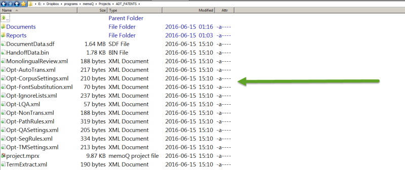 memoQ-file-structure