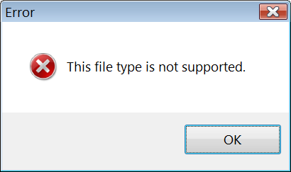 not supported