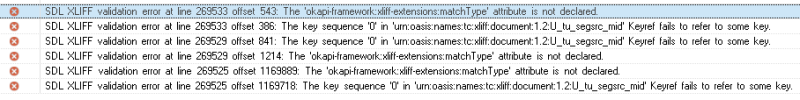 ocelot errors