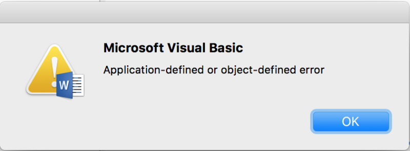 visual basic for applications word mac visual basic for applications word mac