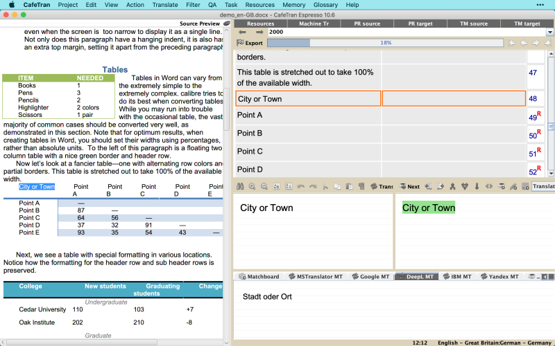 wordfast pro 3 and pdf translation in mac