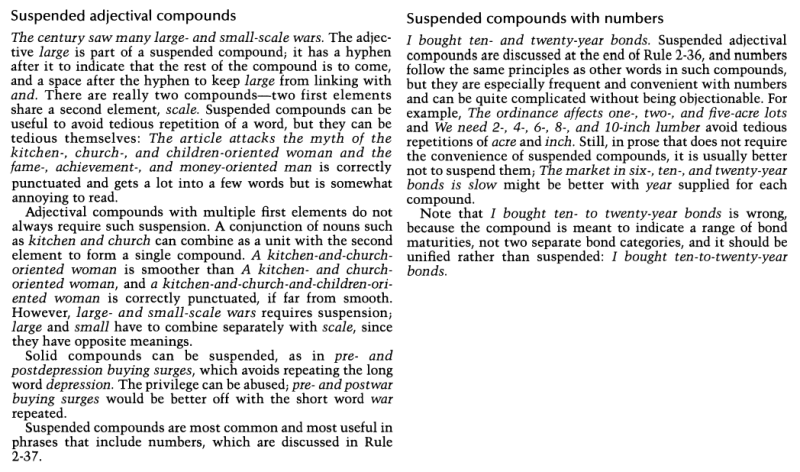 suspended adjectival compound