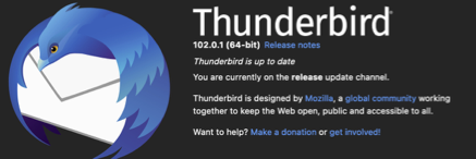 Thunderbird 102.0.1