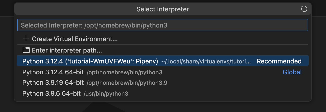VS Code Command Palette
