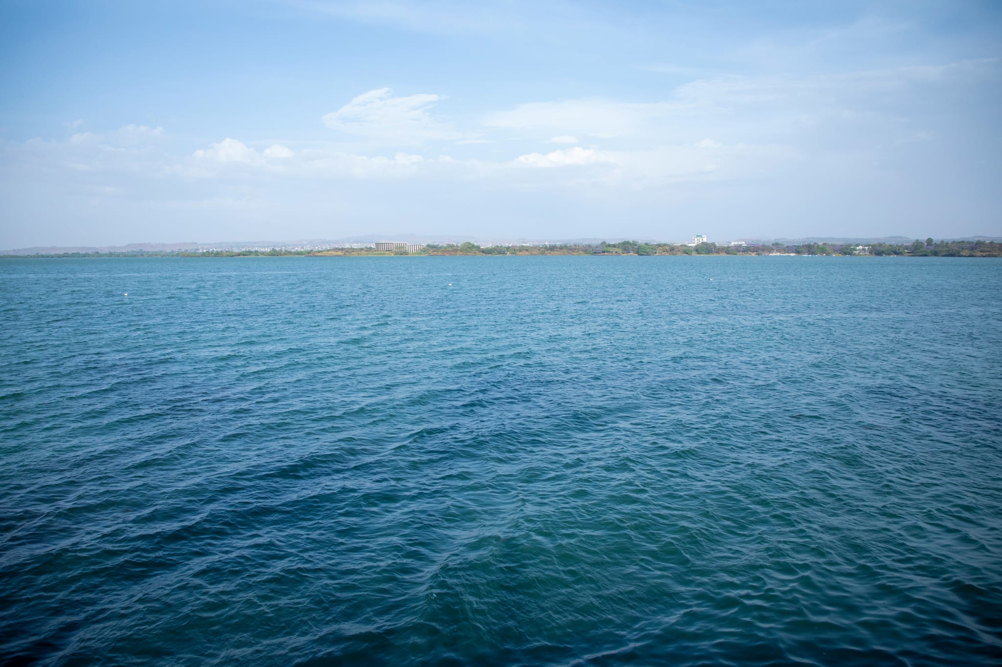 Bahir Dar on the southern shore of Lake Tana
