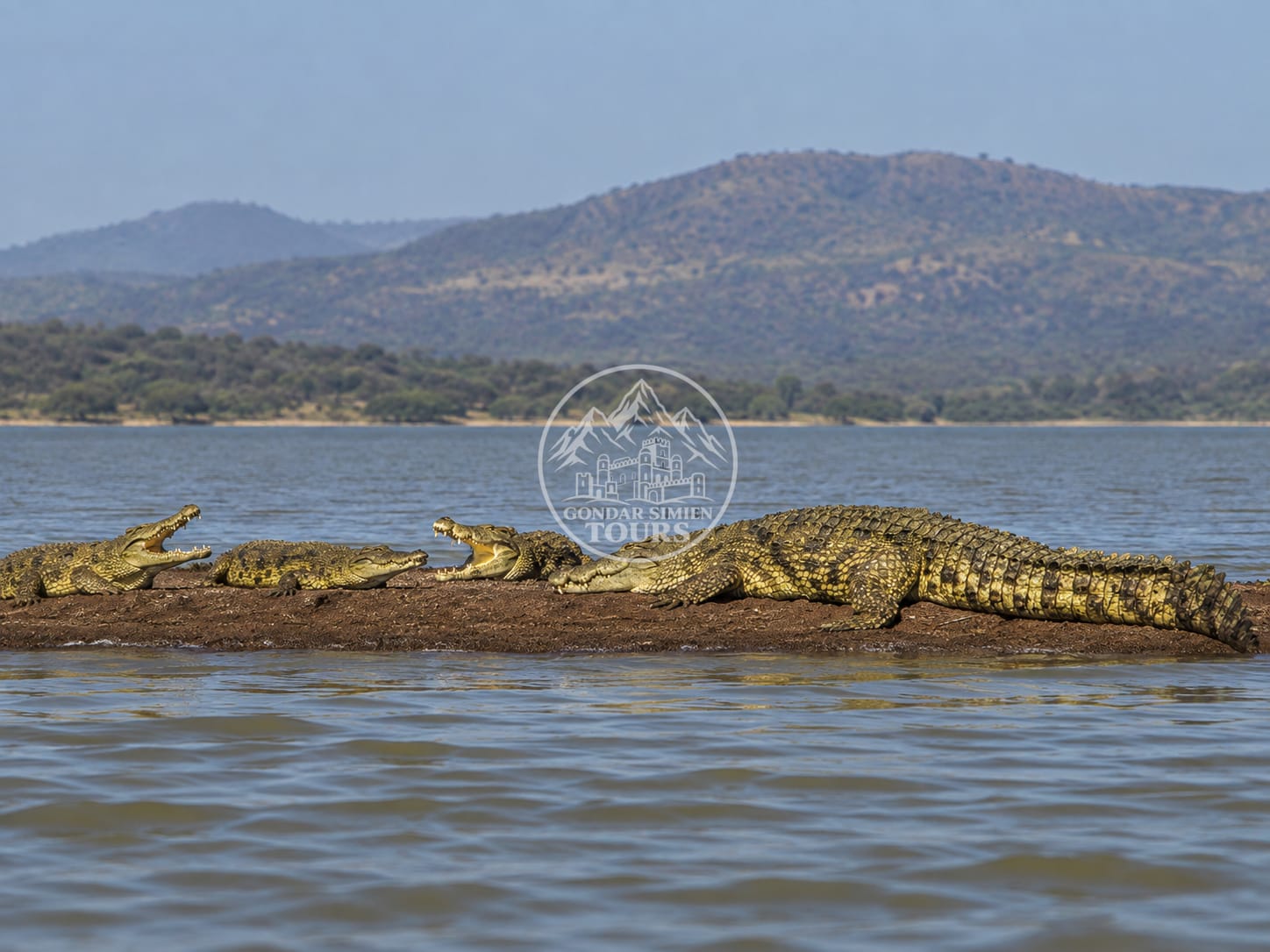 Lakes and highland ridges near Arba Minch in southern Ethiopia