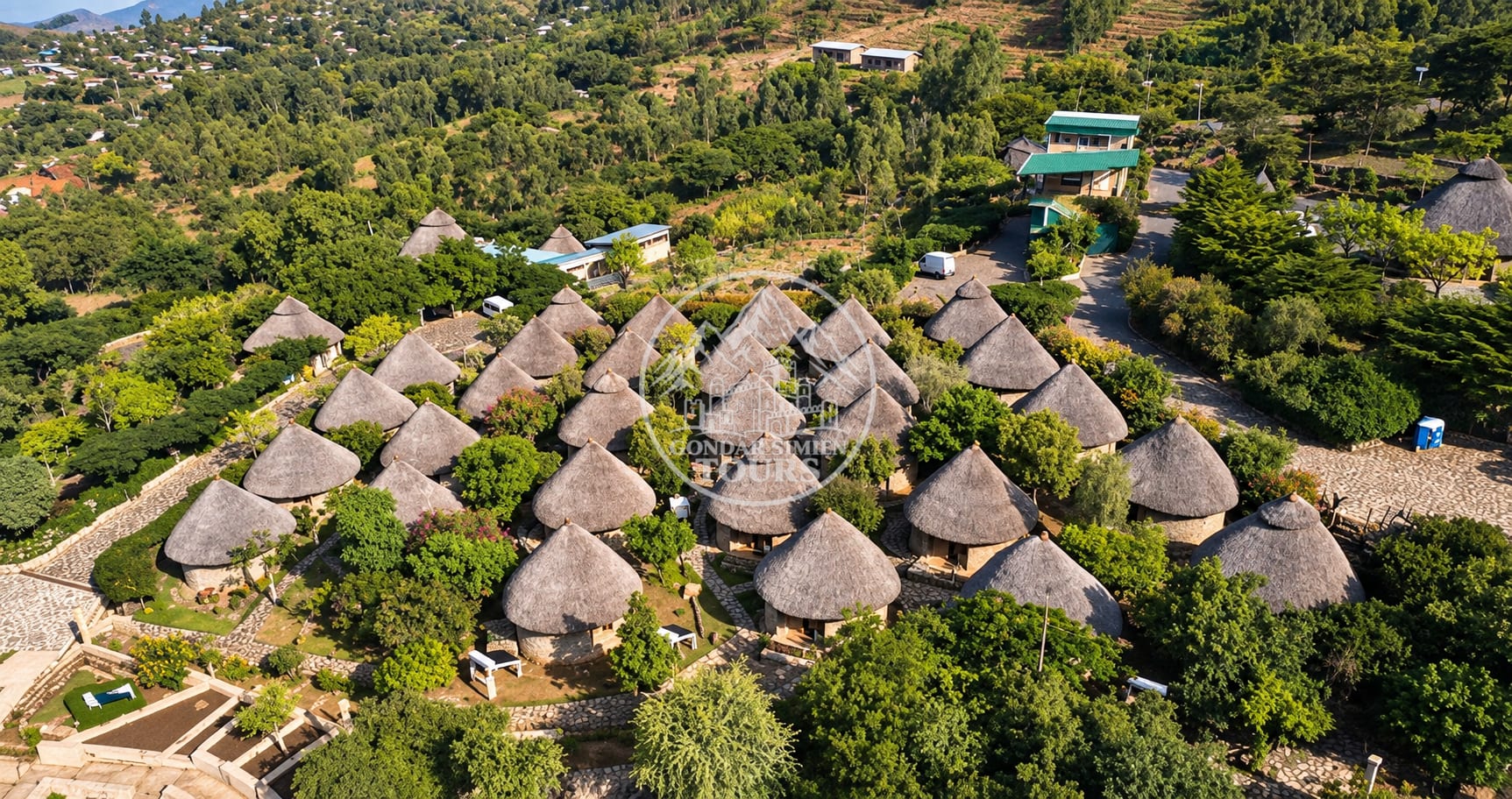 Terraced hillsides and cultural landscape around Konso