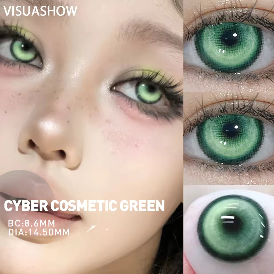 Lenses Visuashow Cyber Green