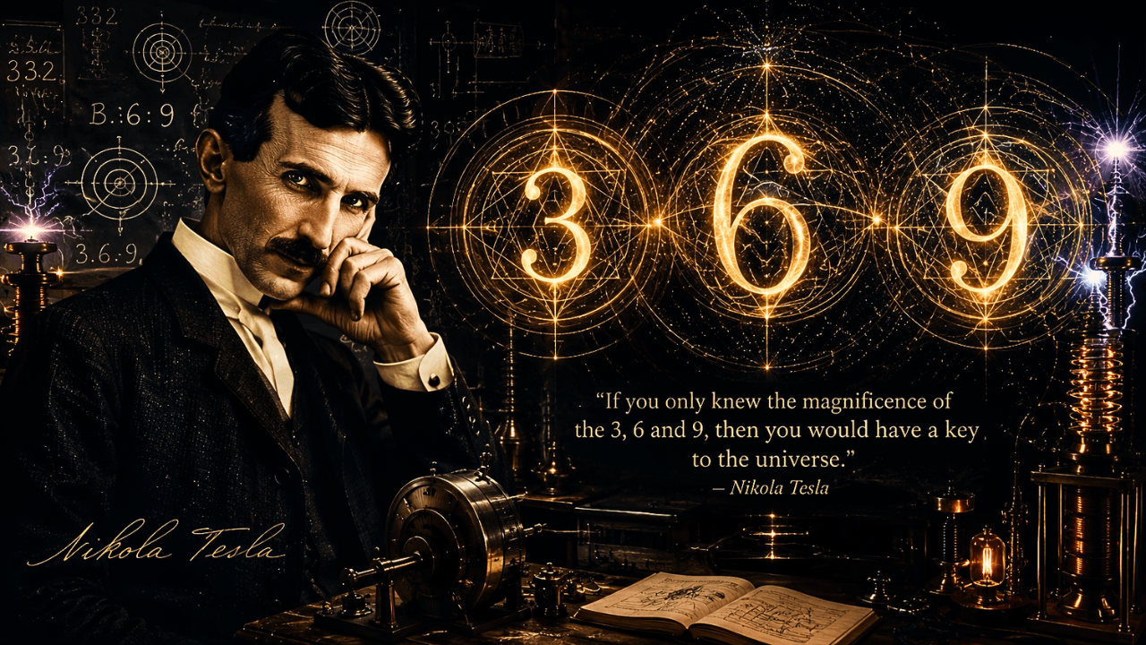 Nikola Tesla 369 numbers quote - 369 manifestation method origin
