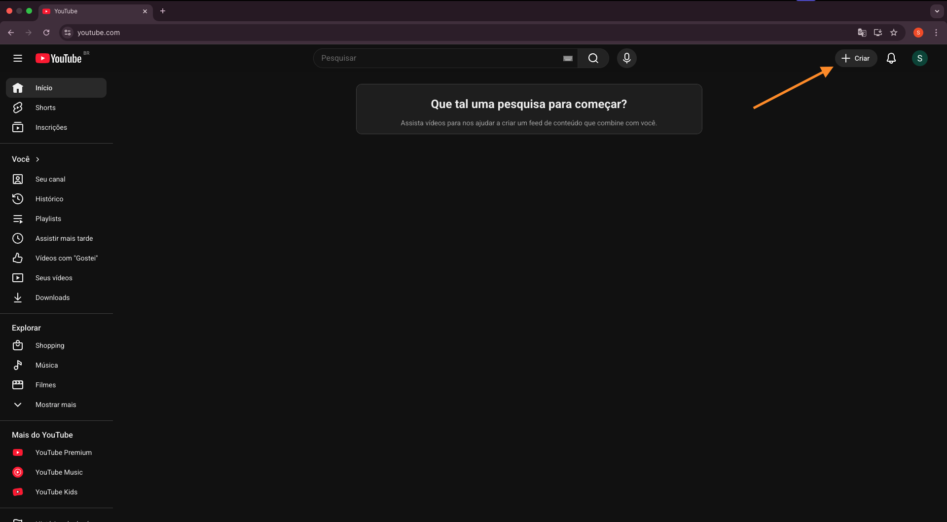 Passo 2 — Criar