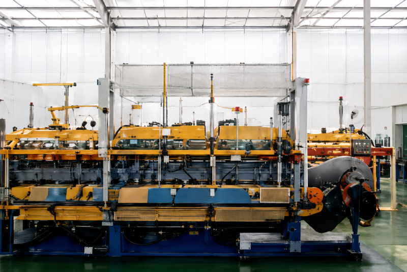 Automated polypropylene extrusion line machinery