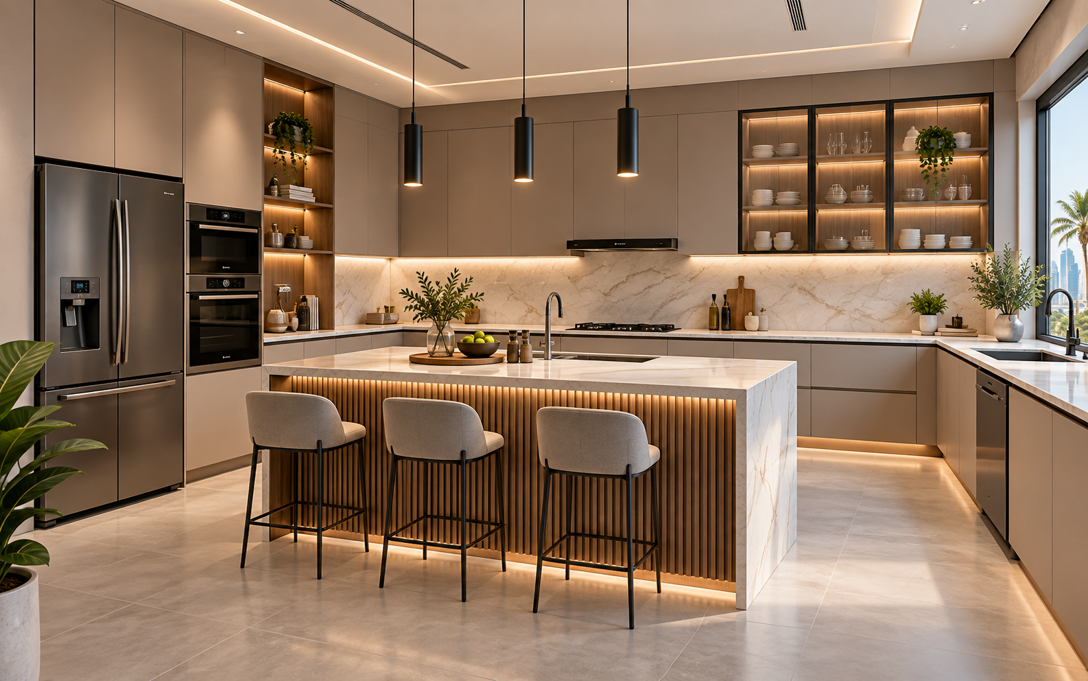 Modular Kitchen Design Qatar