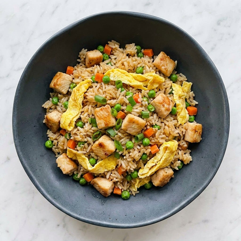 Better-Than-Takeout Chicken Fried Rice with Peas & Carrots