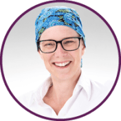 A circular avatar of Kim Eaton
