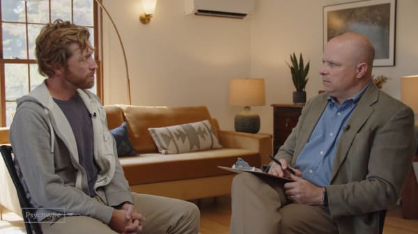 a still from the video