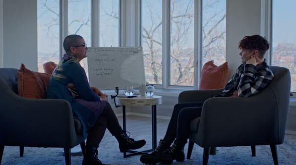 a still from the video