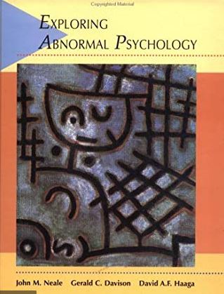 Book cover of "Exploring Abnormal Psychology"