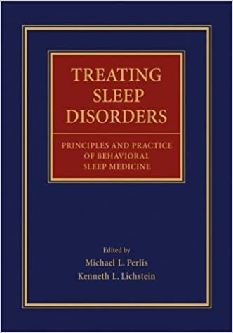 Book cover of "Treating Sleep Disorders: Principles and Practice of Behavioral Sleep Medicine"