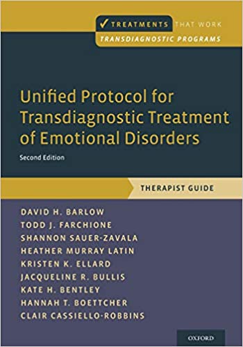 The Unified Protocol for the Transdiagnostic Treatment of Emotional Disorders Book cover of "The Unified Protocol for the Transdiagnostic Treatment of Emotional Disorders"