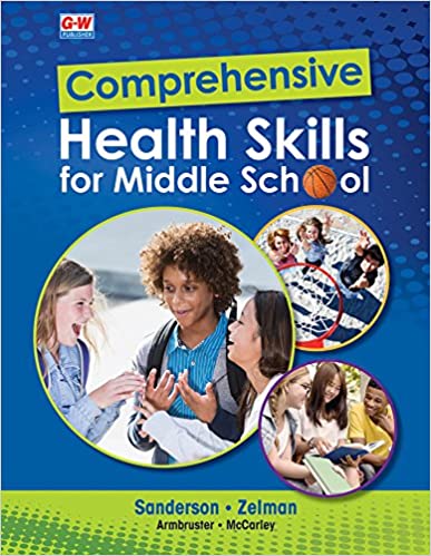 Book cover of "Comprehensive Health Skills for Middle School"