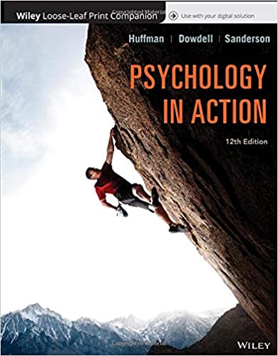 Book cover of "Psychology in Action"