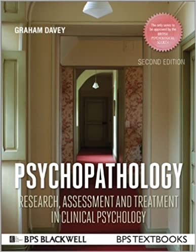 Psychopathology: Research, Assessment and Treatment in Clinical Psychology, 2nd Edition Book cover of "Psychopathology: Research, Assessment and Treatment in Clinical Psychology, 2nd Edition "