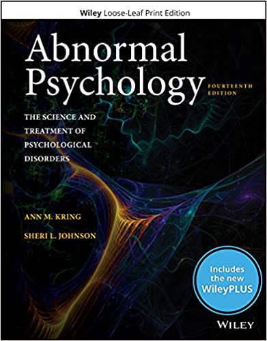 Book cover of "Abnormal Psychology: The Science and Treatment of Psychological Disorders"