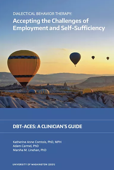 Book cover of "DBT: Accepting the Challenges of Employment and Self-Sufficiency, DBT-ACES: A Clinician's Guide "