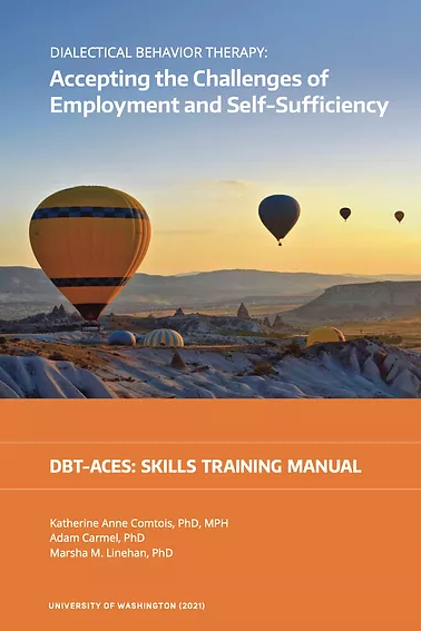 Book cover of "DBT: Accepting the Challenges of Employment and Self-Sufficiency: Skills Training Manual"