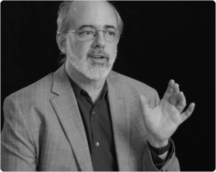 Black and white photo of Martin Antony