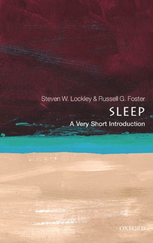 Book cover of "Sleep: A Very Short Introduction"
