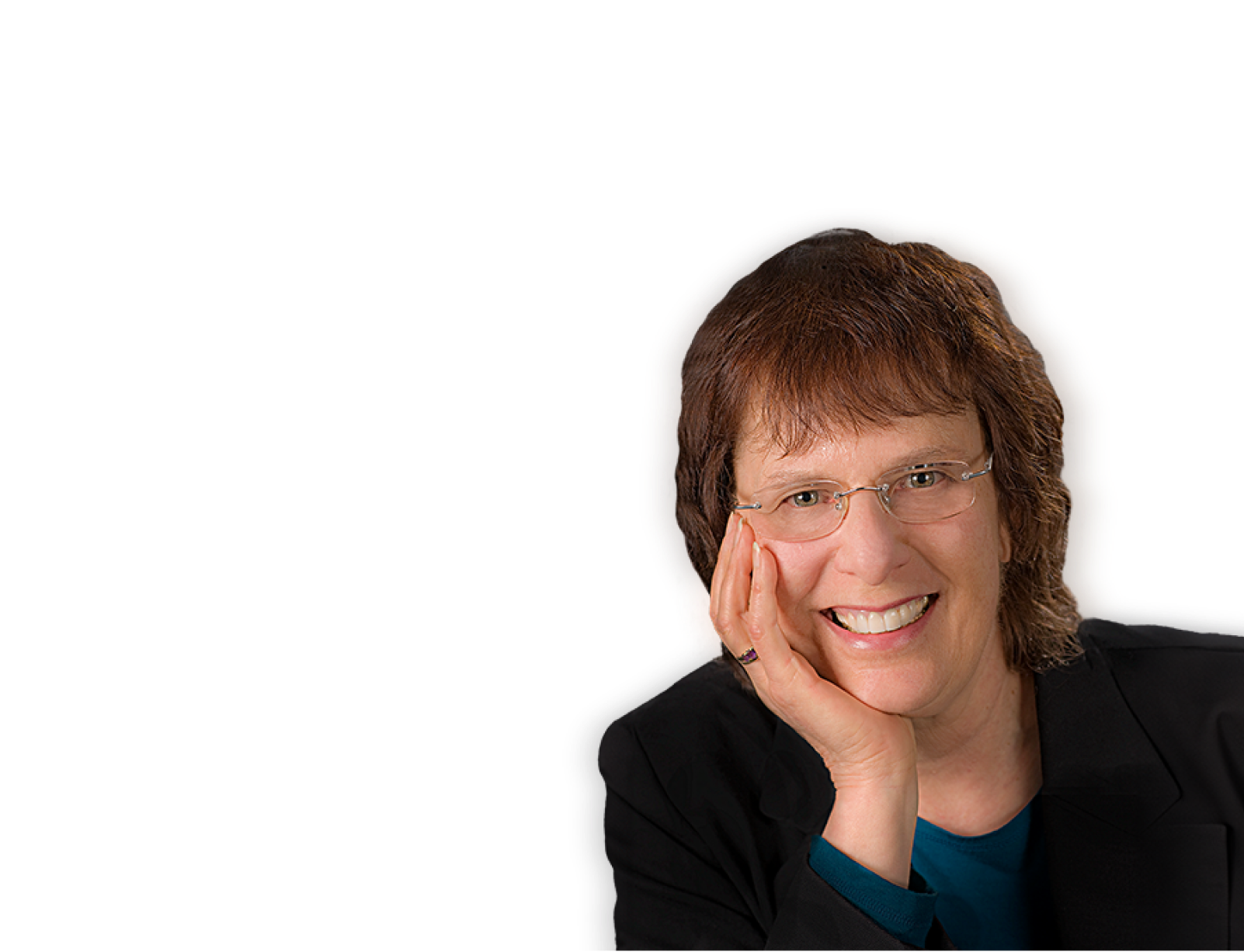 Francine Shapiro smiling and looking towards the camera