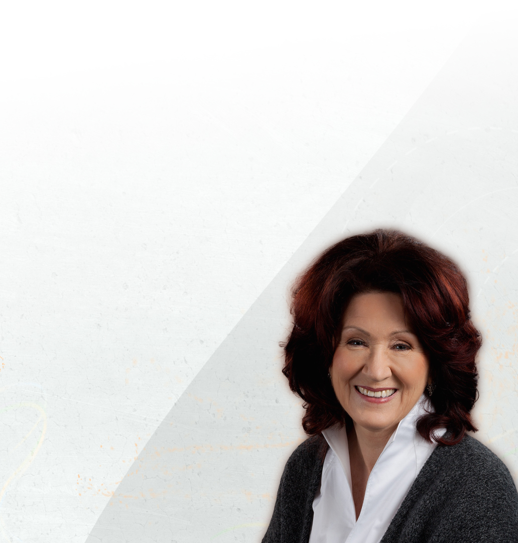 Sue Johnson smiling at the camera