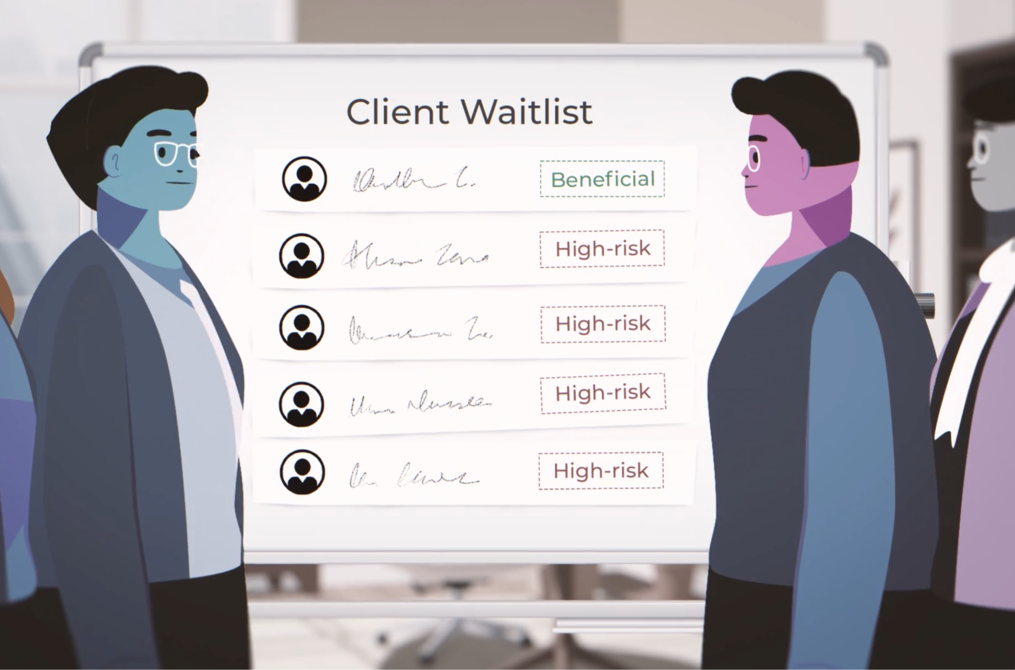 illustration - client wait list