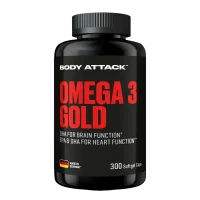 Body Attack Omega 3 Gold 300 Softgel Kapseln