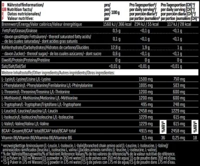 Body Attack Extreme Instant EAA - 500g