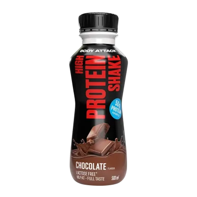 Body Attack High Protein Shake 12x500ml 1
