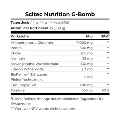 Scitec G-Bomb 500g