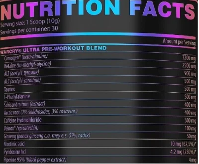 Genius Nutrition - Warcry ULTRA 300g