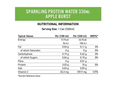 Applied Nutrition Sparkling Protein Water 12x330ml 2