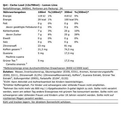 QNT Carbo Load EINZELN 700ml 2