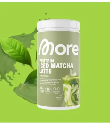 More Nutrition Protein Iced MATCHA LATTE 500g Dose 1