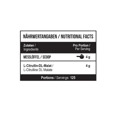 MST - Citrulline Malat 500g Unflavored