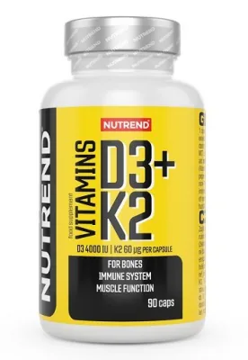 Nutrend Vitamin D3 + K2 4000 IU /60 ug- 90 Caps 1