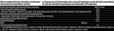 Body Attack Whey Amino Gold 325 Tabletten 2