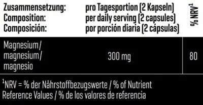 Body Attack Magnesium Bisglycinat 120 Kapseln 2